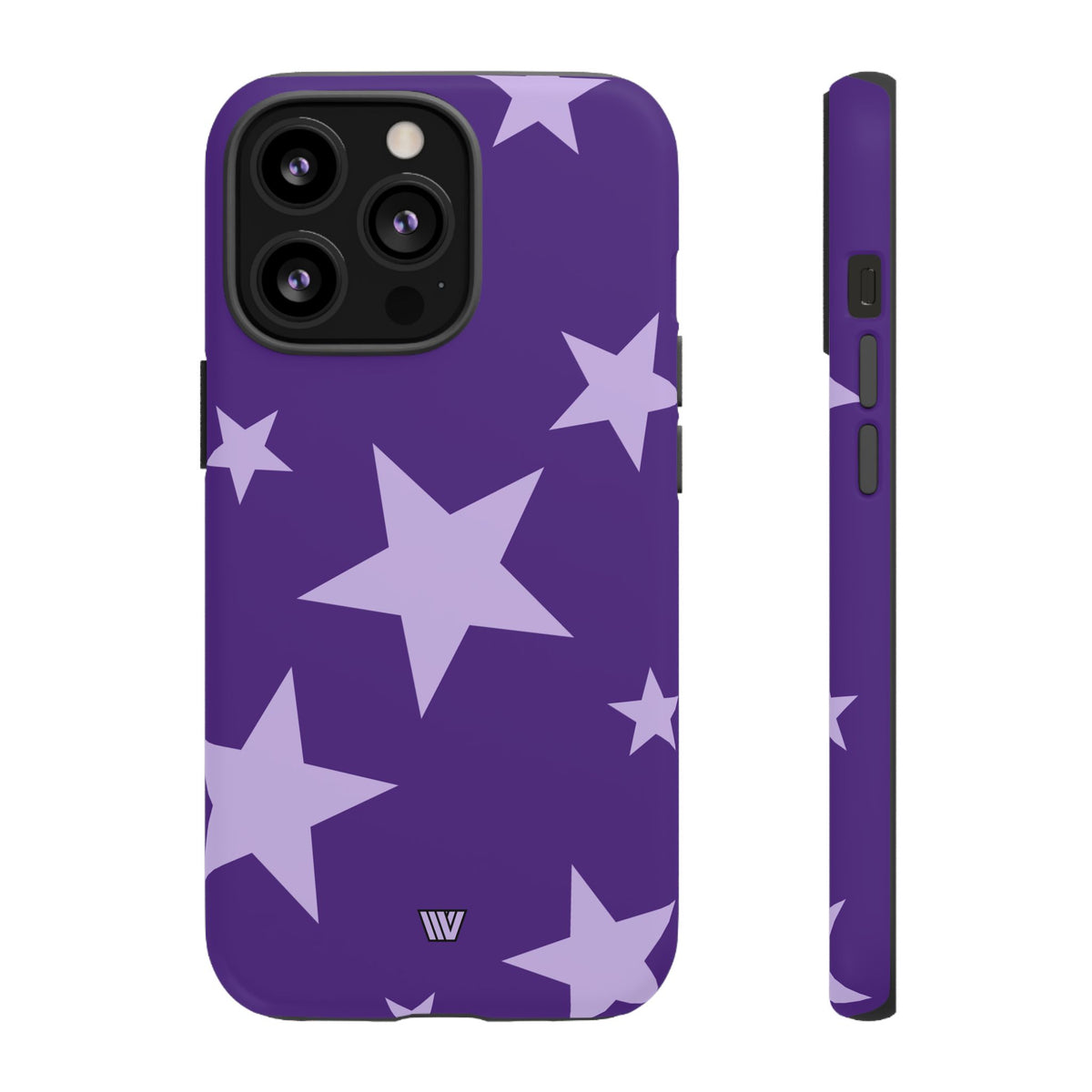 PURPLE BOLD STARS | Tough Phone Case
