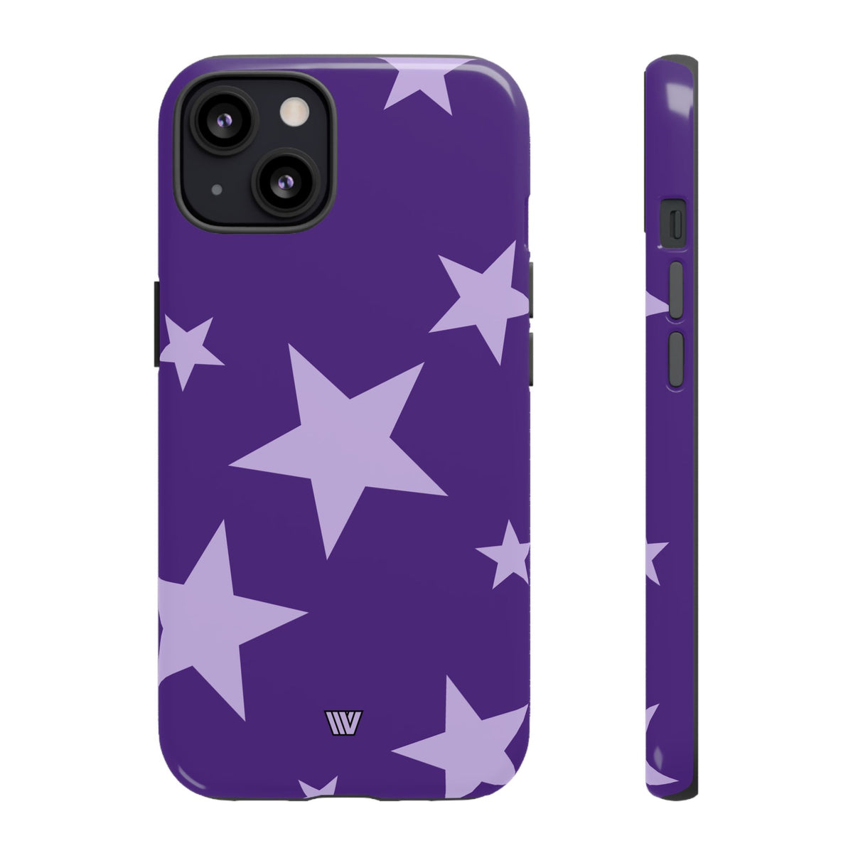 PURPLE BOLD STARS | Tough Phone Case