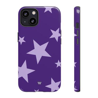 PURPLE BOLD STARS | Tough Phone Case