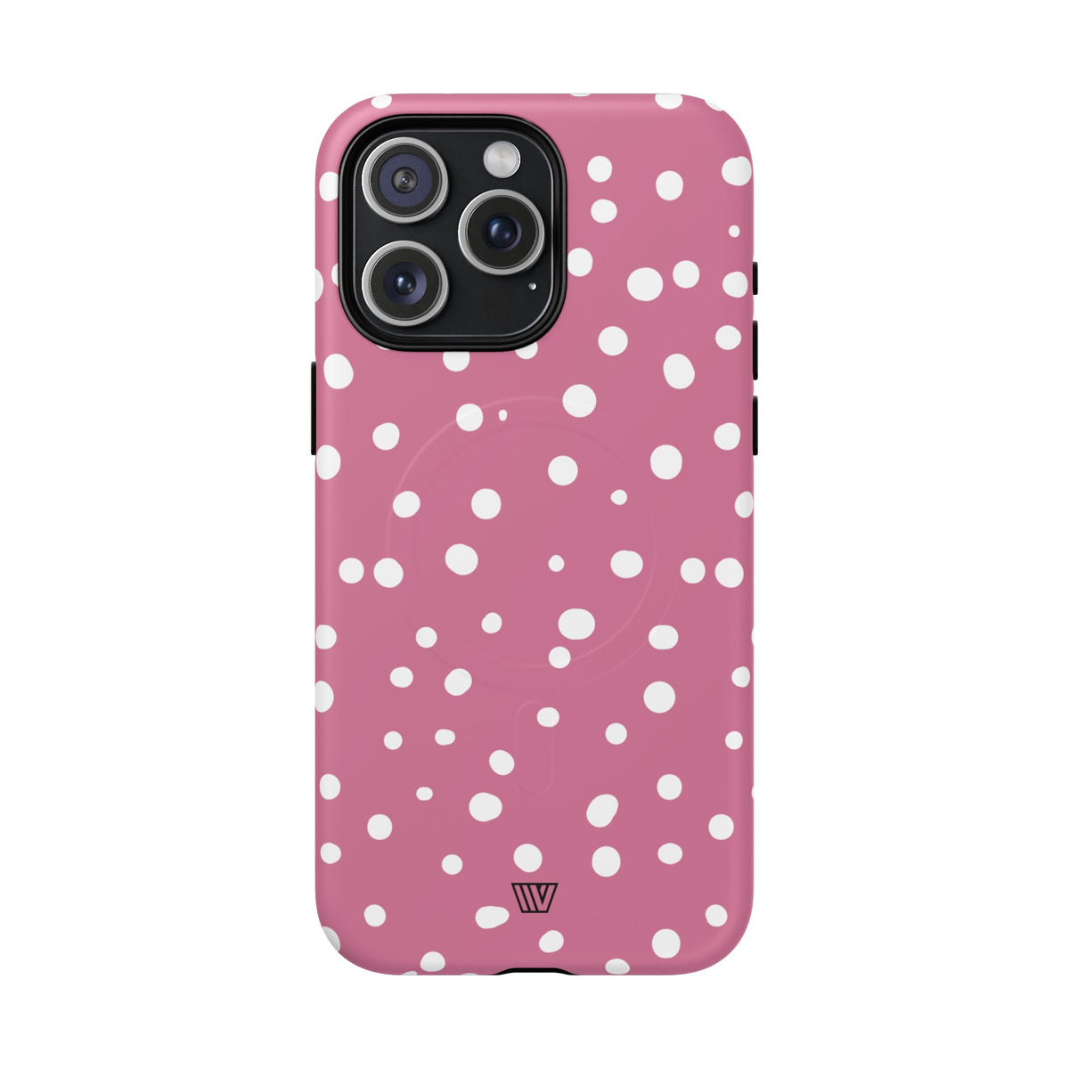 BLUSH RED DOTS | MagSafe Tough iPhone Case