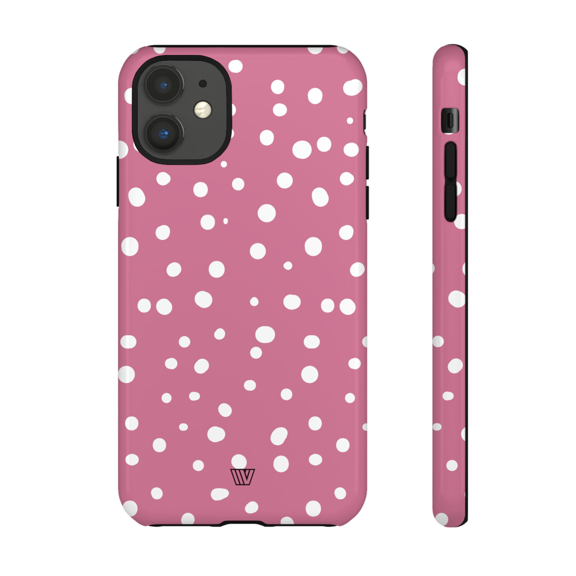 BLUSH RED DOTS | Tough Phone Case - Trovvve