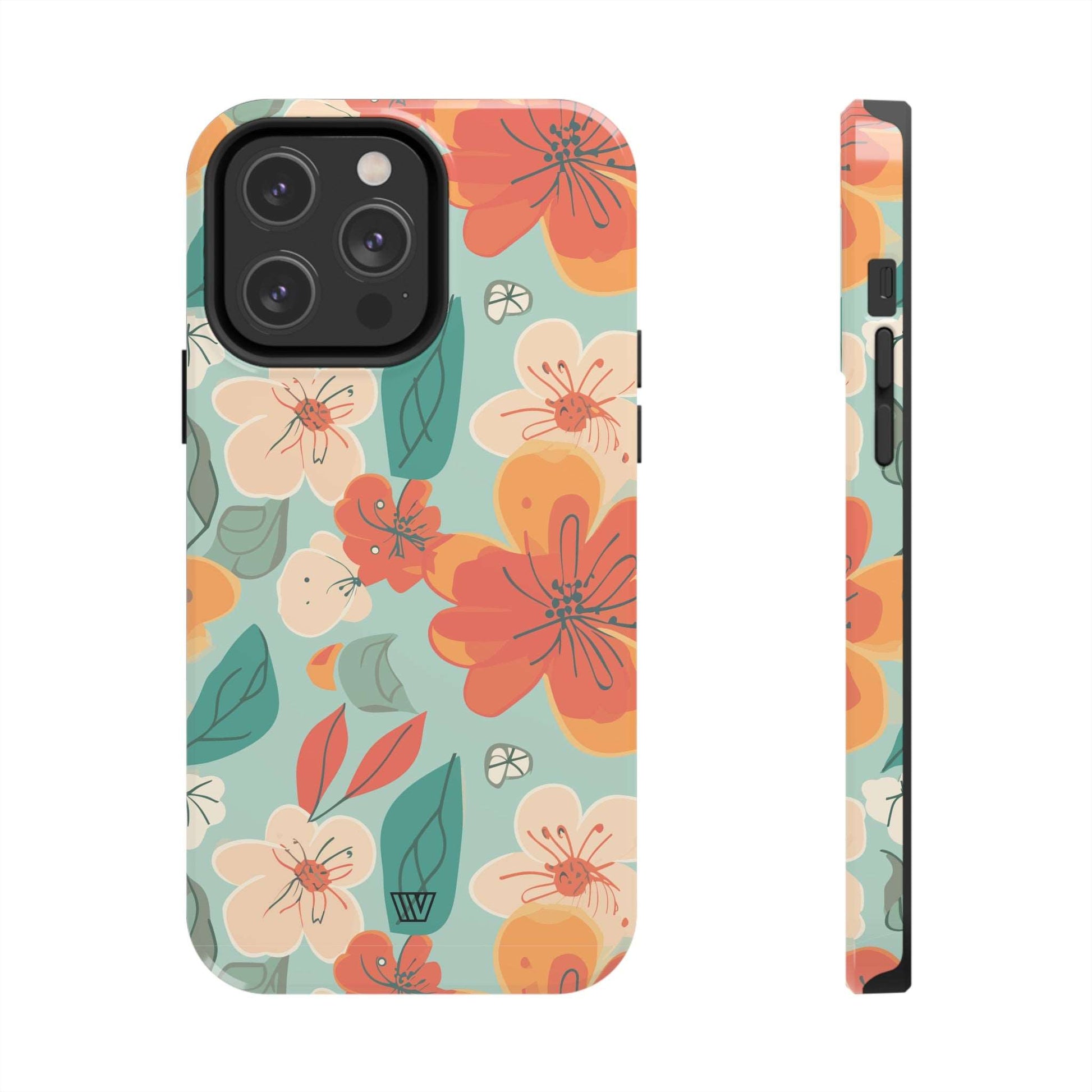 BLOOD ORANGE FLOWERS | Tough iPhone Case