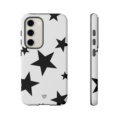 ALL WHITE BOLD STARS | Tough Phone Case