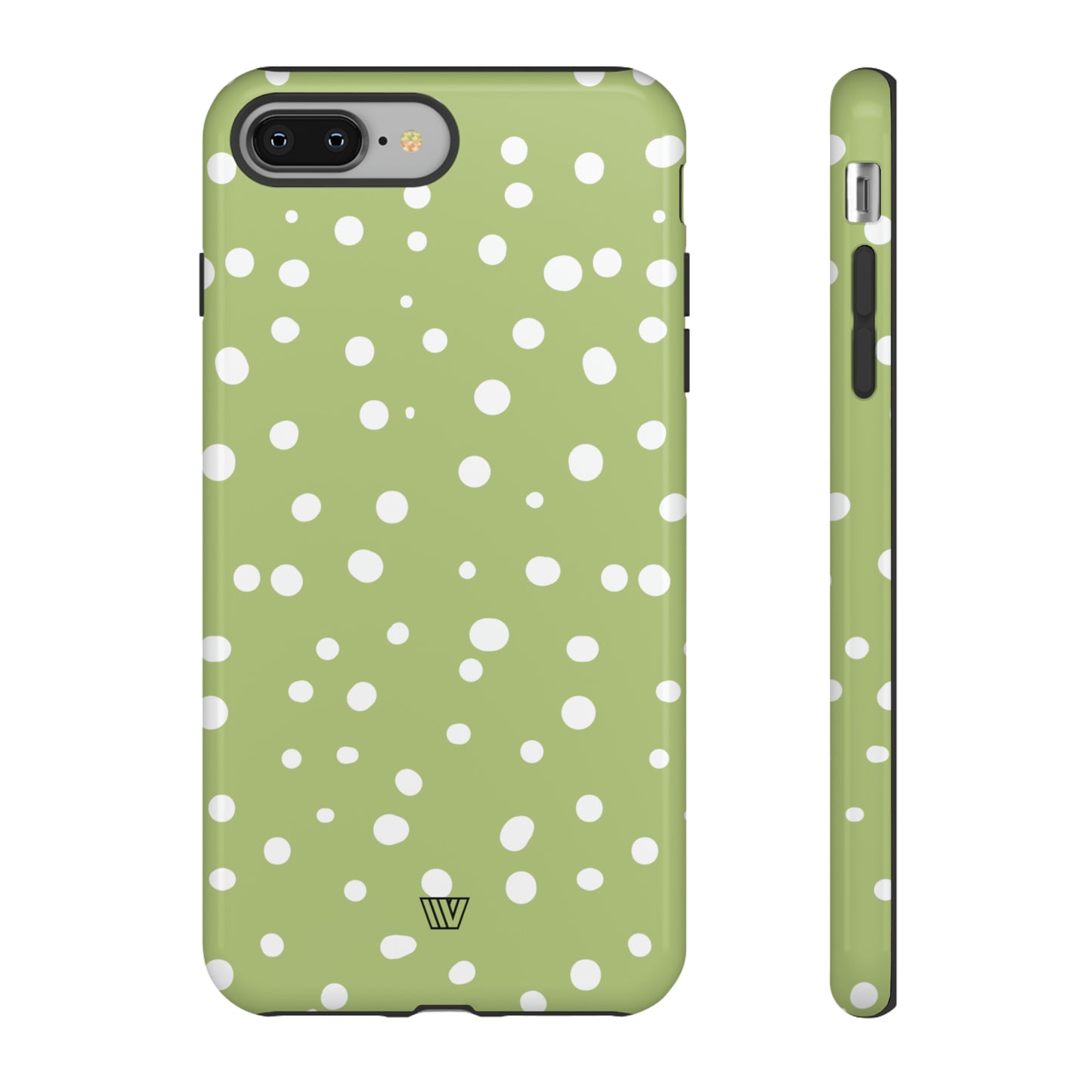 PALE OLIVE DOTS | Tough Phone Case - Trovvve