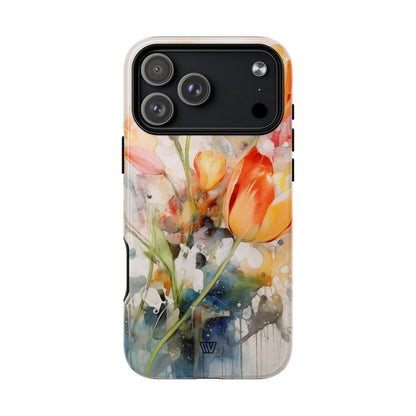 WATERCOLOR TULIPS | MagSafe Tough iPhone Case