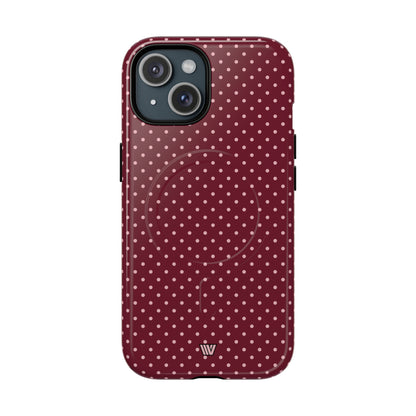 CLARET DOT | MagSafe Tough iPhone Case