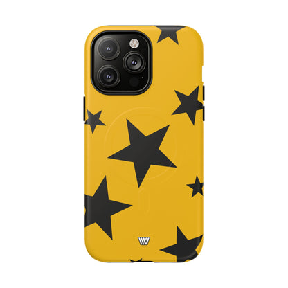 YELLOW BOLD STARS | MagSafe Tough iPhone Case