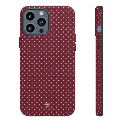 CLARET DOT | Tough Phone Case