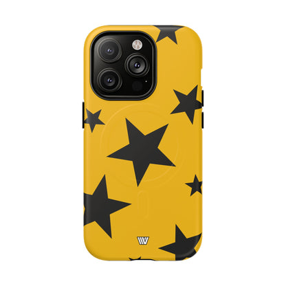 YELLOW BOLD STARS | MagSafe Tough iPhone Case