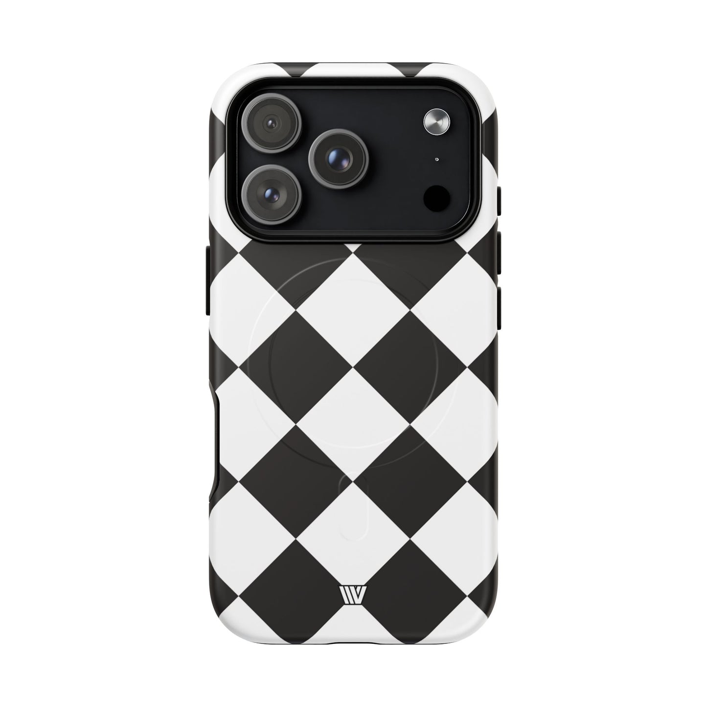 BLACK & WHITE DIAMOND | MagSafe Tough iPhone Case