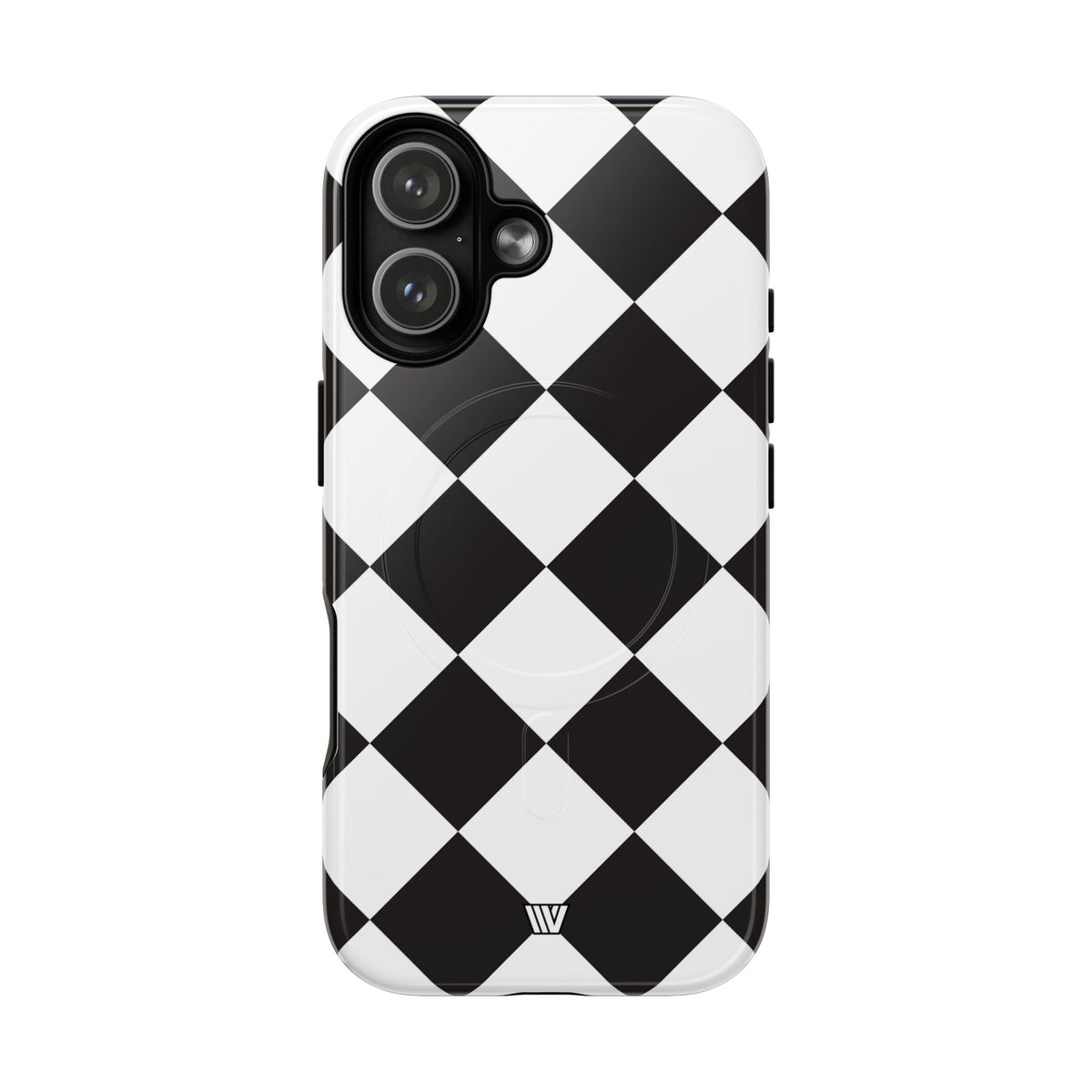 BLACK & WHITE DIAMOND | MagSafe Tough iPhone Case