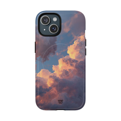Sunset Clouds MagSafe Tough iPhone Case – iPhone 15, Glossy