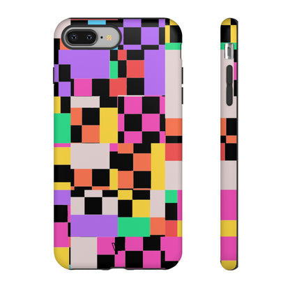 MASHED UP CHECKERBOARD | Tough Phone Case - Trovvve