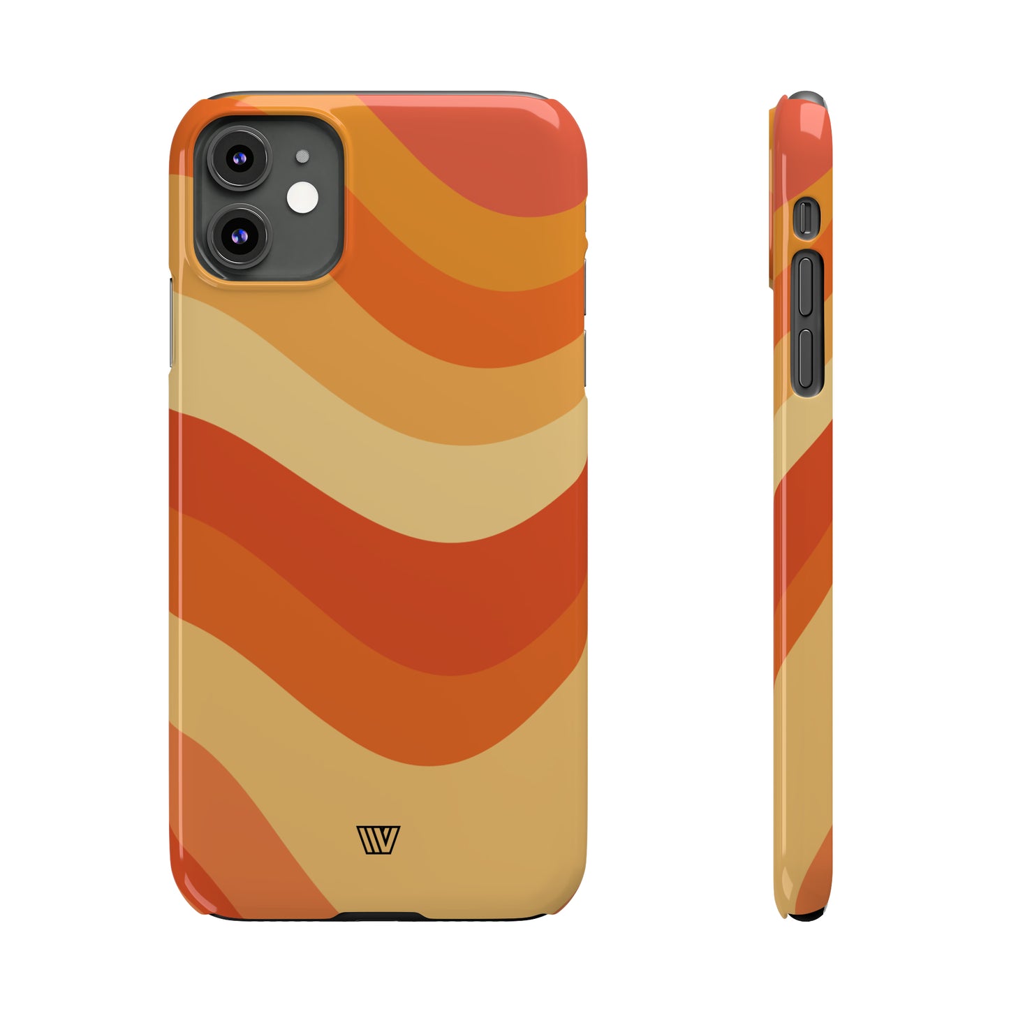 RETRO GROOVY WAVES | Slim iPhone Case - Trovvve