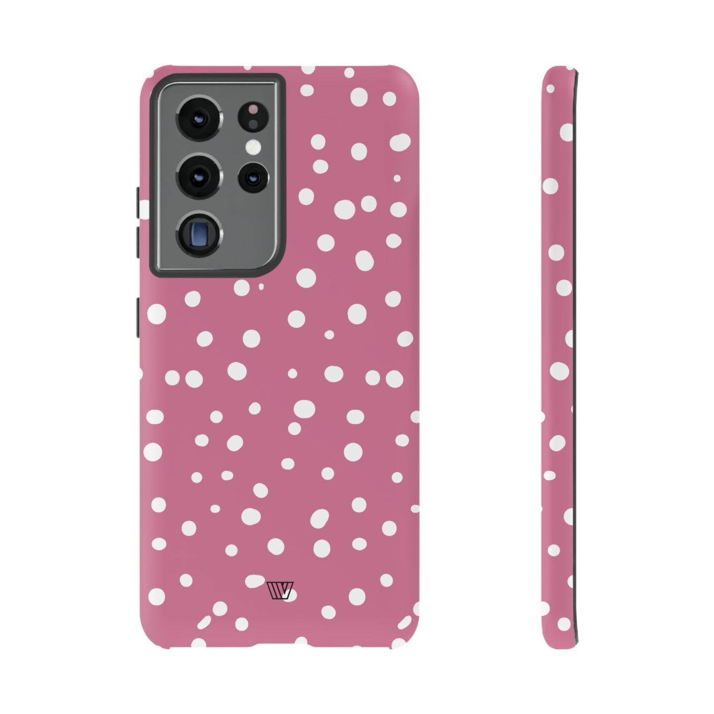 BLUSH RED DOTS | Tough Phone Case - Trovvve