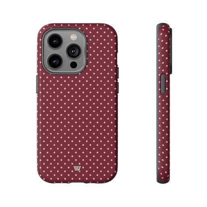 CLARET DOT | Tough Phone Case