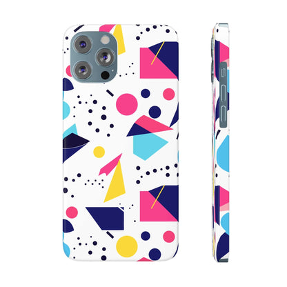 80s / 90s RETRO PATTERN LIGHT | Slim iPhone Case - Trovvve