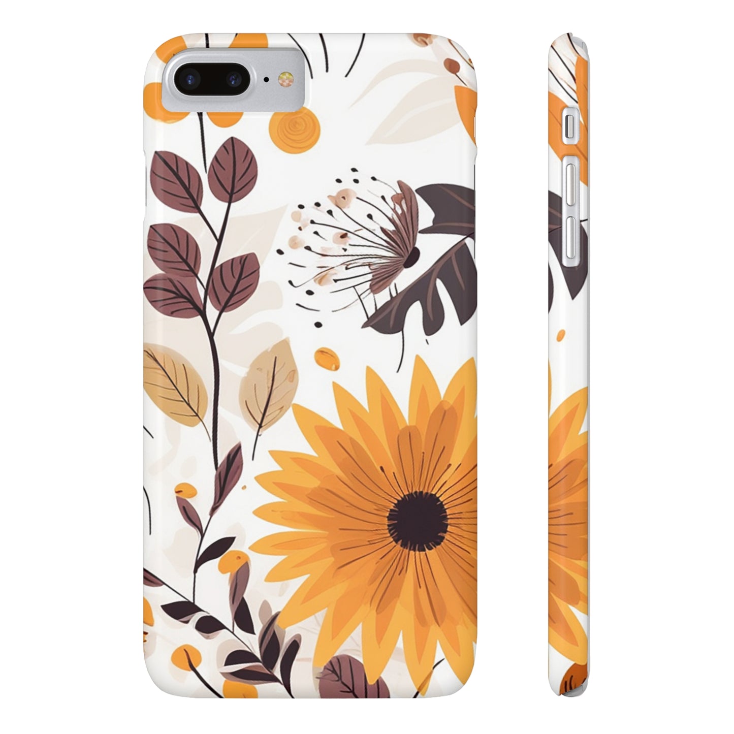 FALL FLOWERS | Slim iPhone Case - Trovvve