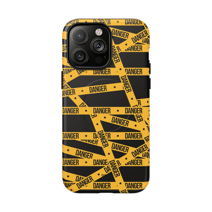 Danger Tape MagSafe Tough iPhone Case – iPhone 14 Pro Max, Matte