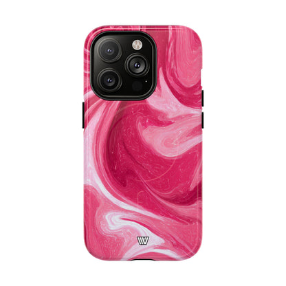 Strawberry Storm MagSafe Tough iPhone Case – iPhone 14 Pro, Glossy