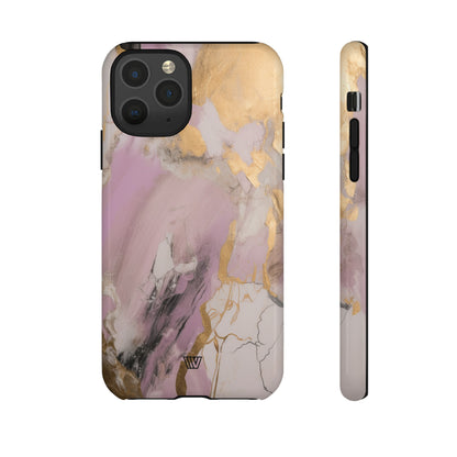 GOLD PINK ABSTRACT PAINTING | Tough Phone Case - Trovvve