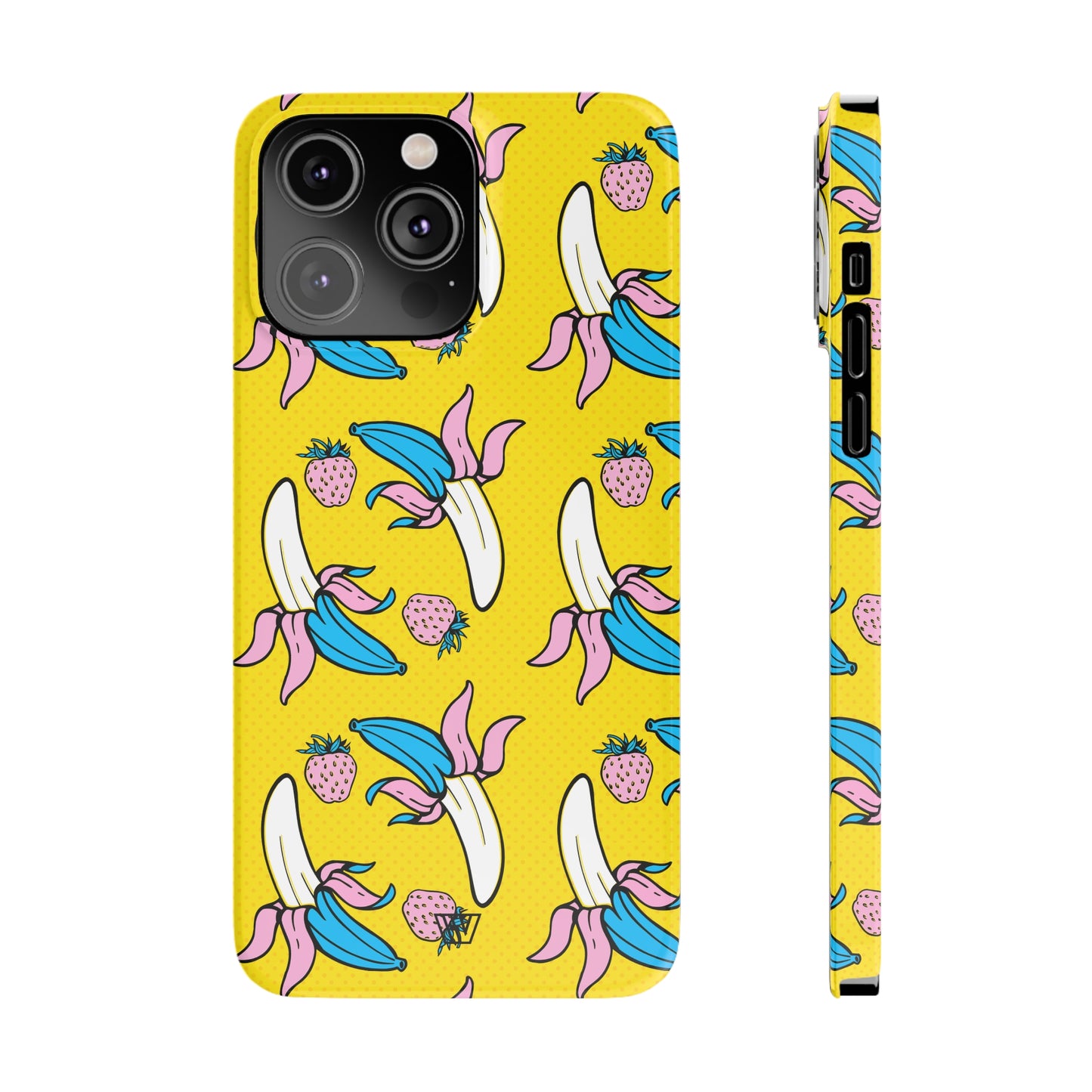 STRAWBERRY BANANA POP ART | Slim iPhone Case - Trovvve