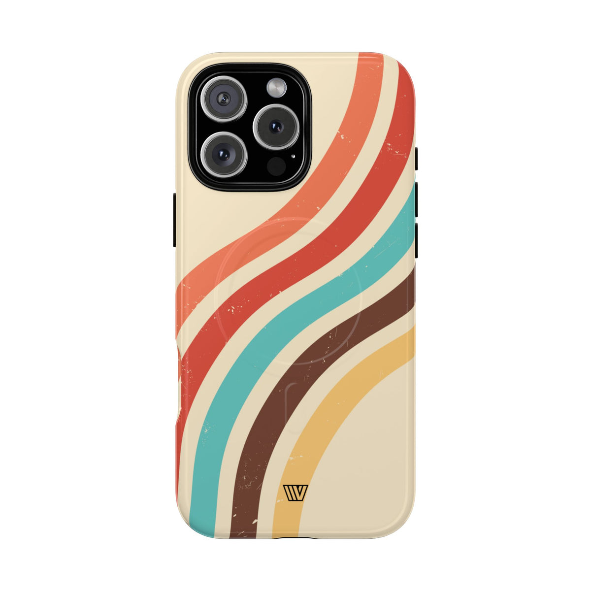 Vintage Stripe MagSafe Tough iPhone Case – iPhone 16 Pro Max, Glossy