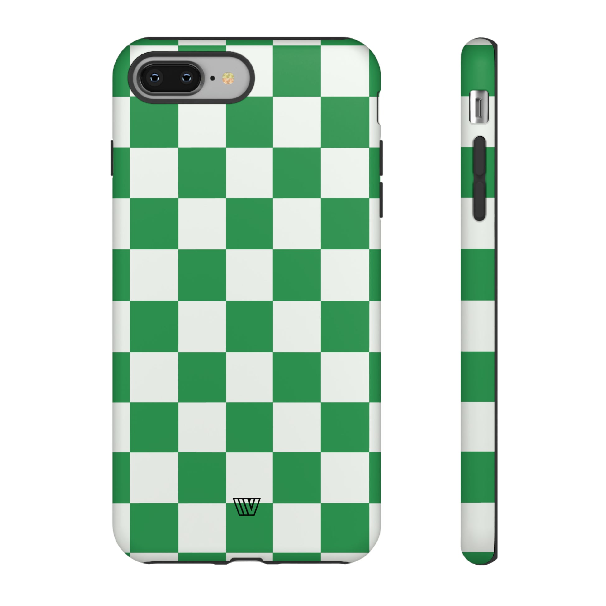 GREEN WHITE CHECKERBOARD | Tough Phone Case - Trovvve