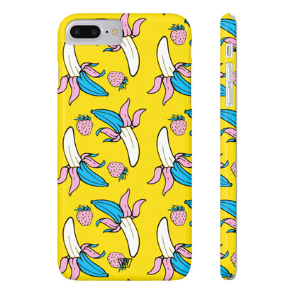 STRAWBERRY BANANA POP ART | Slim iPhone Case - Trovvve