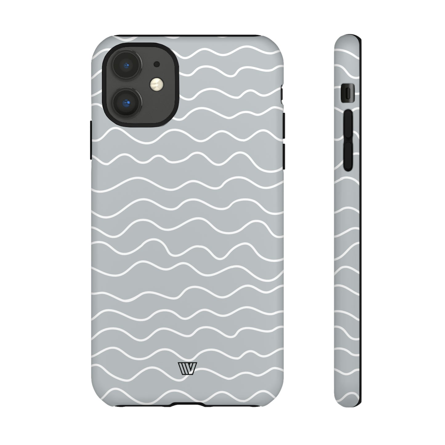 GRAY WAVES | Tough Phone Case