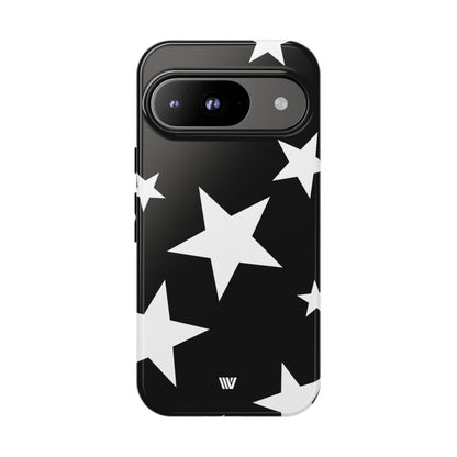 JET BLACK BOLD STARS | Tough Phone Case