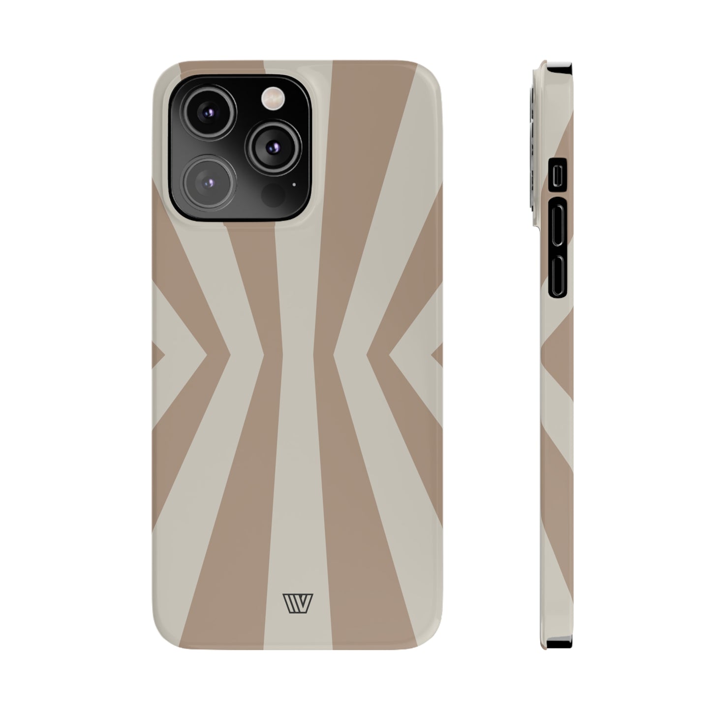 NEUTRAL INWARD LINES | Slim iPhone Case - Trovvve