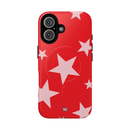 RED BOLD STARS | MagSafe Tough iPhone Case