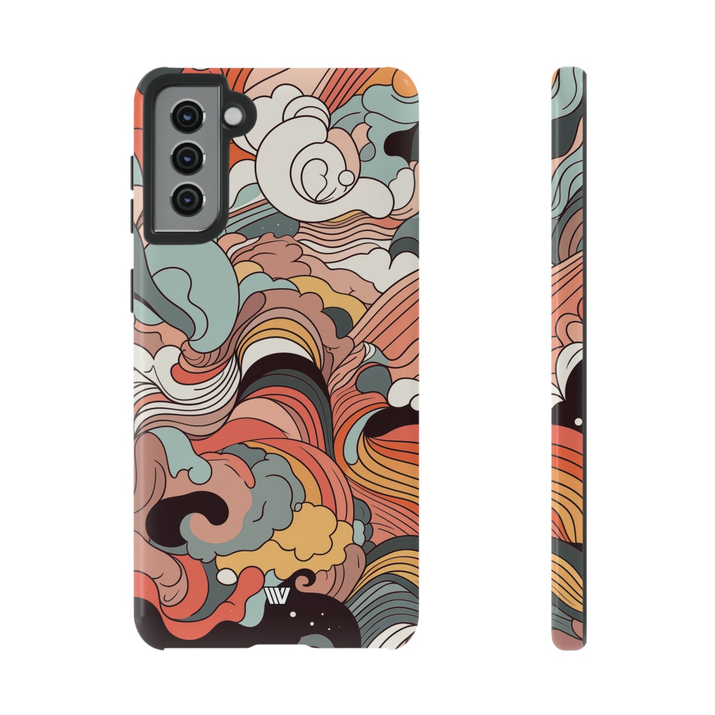 ABSTRACT DOODLE CLOUDS | Tough Phone Case - Trovvve