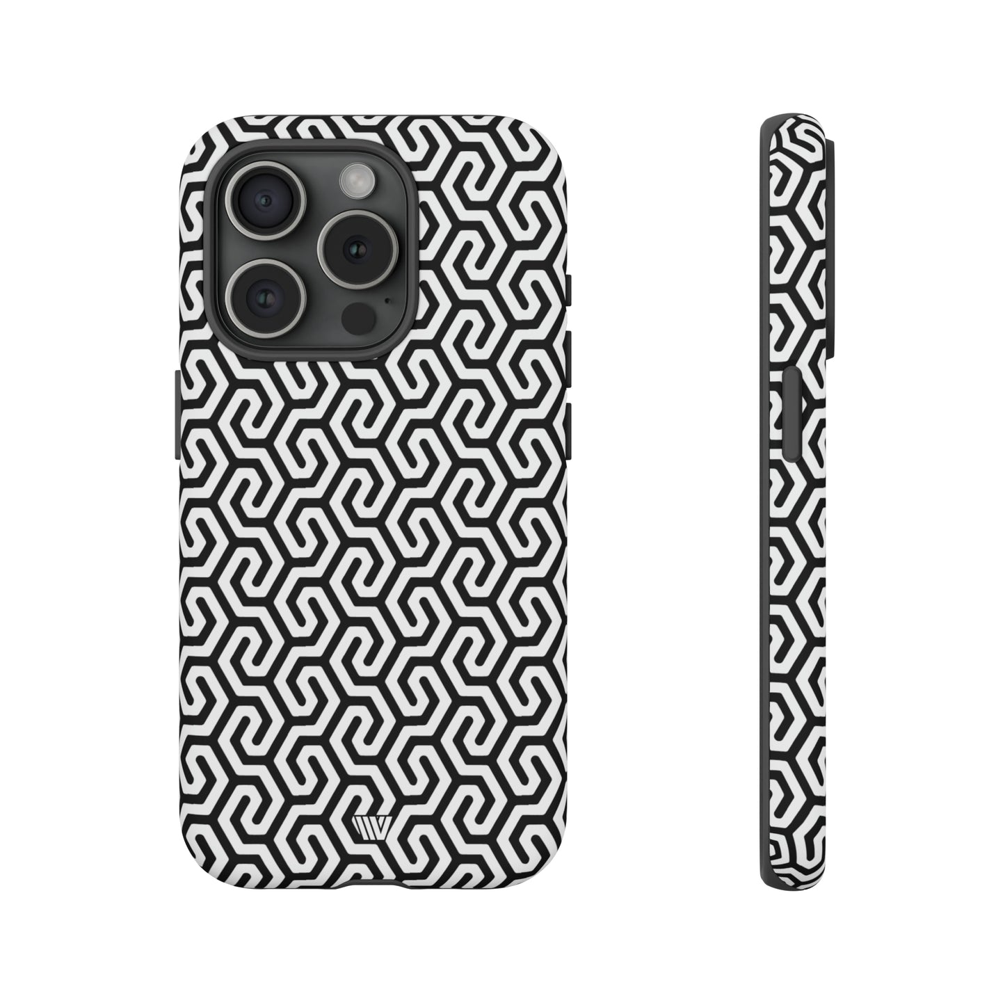 ABSTRACT INTERLOCKING PATTERN | Tough Phone Case