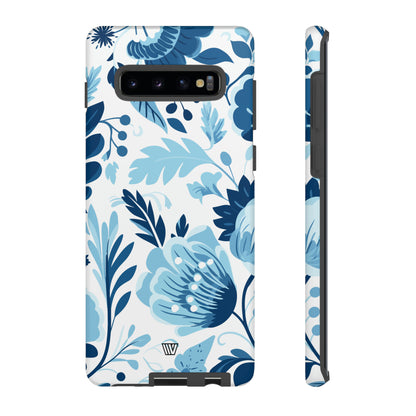 BLUE WHITE FLOWERS | Tough Phone Case - Trovvve