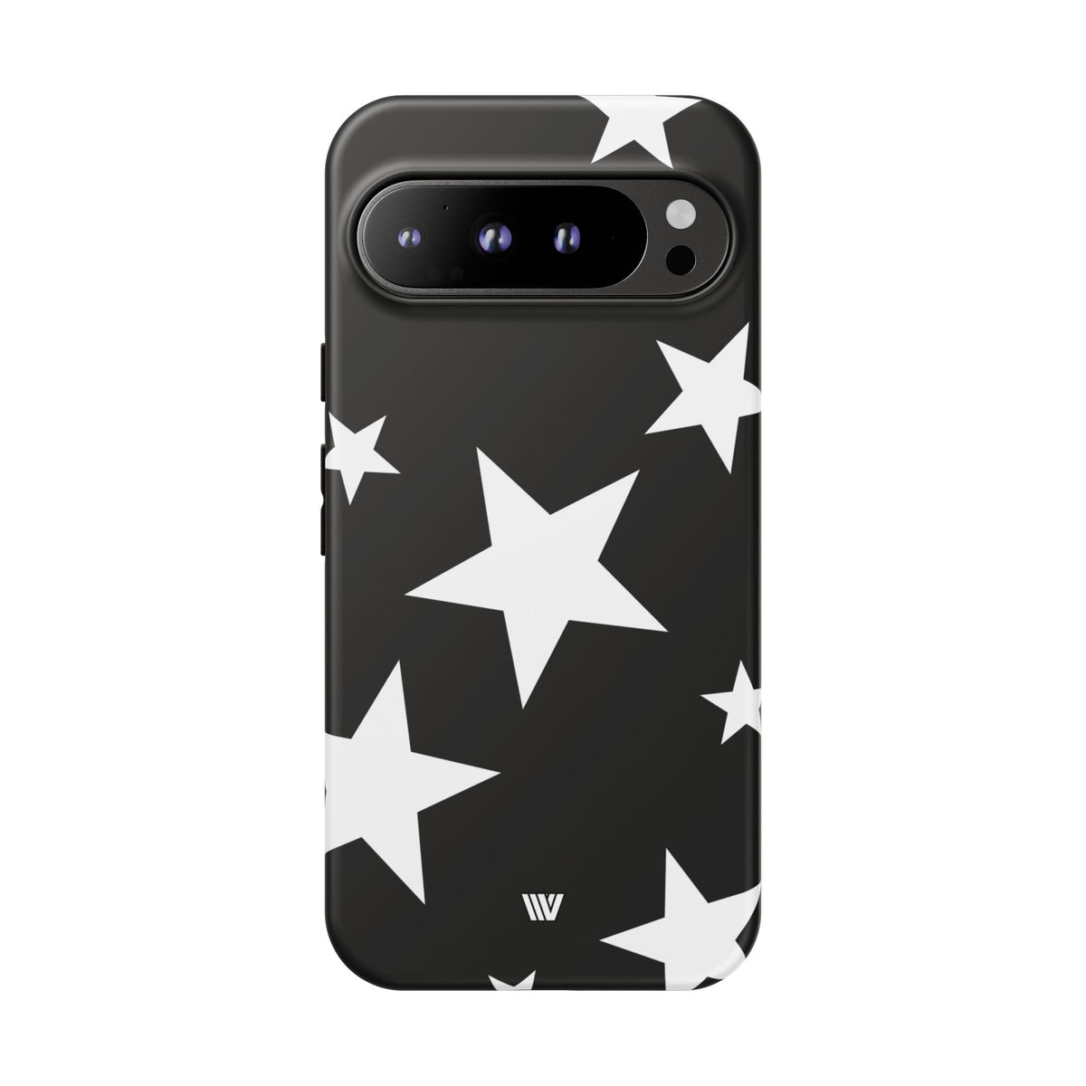 JET BLACK BOLD STARS | Tough Phone Case