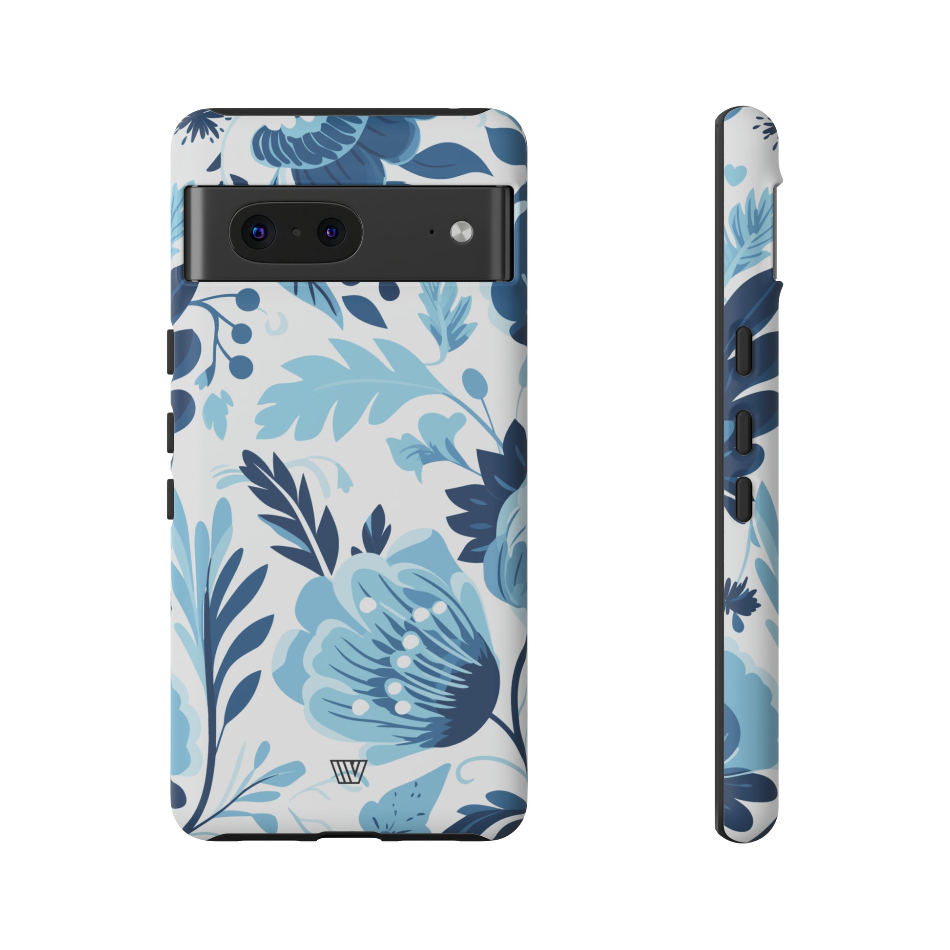 BLUE WHITE FLOWERS | Tough Phone Case - Trovvve