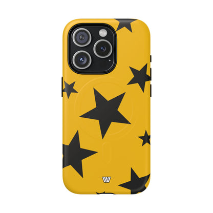 YELLOW BOLD STARS | MagSafe Tough iPhone Case