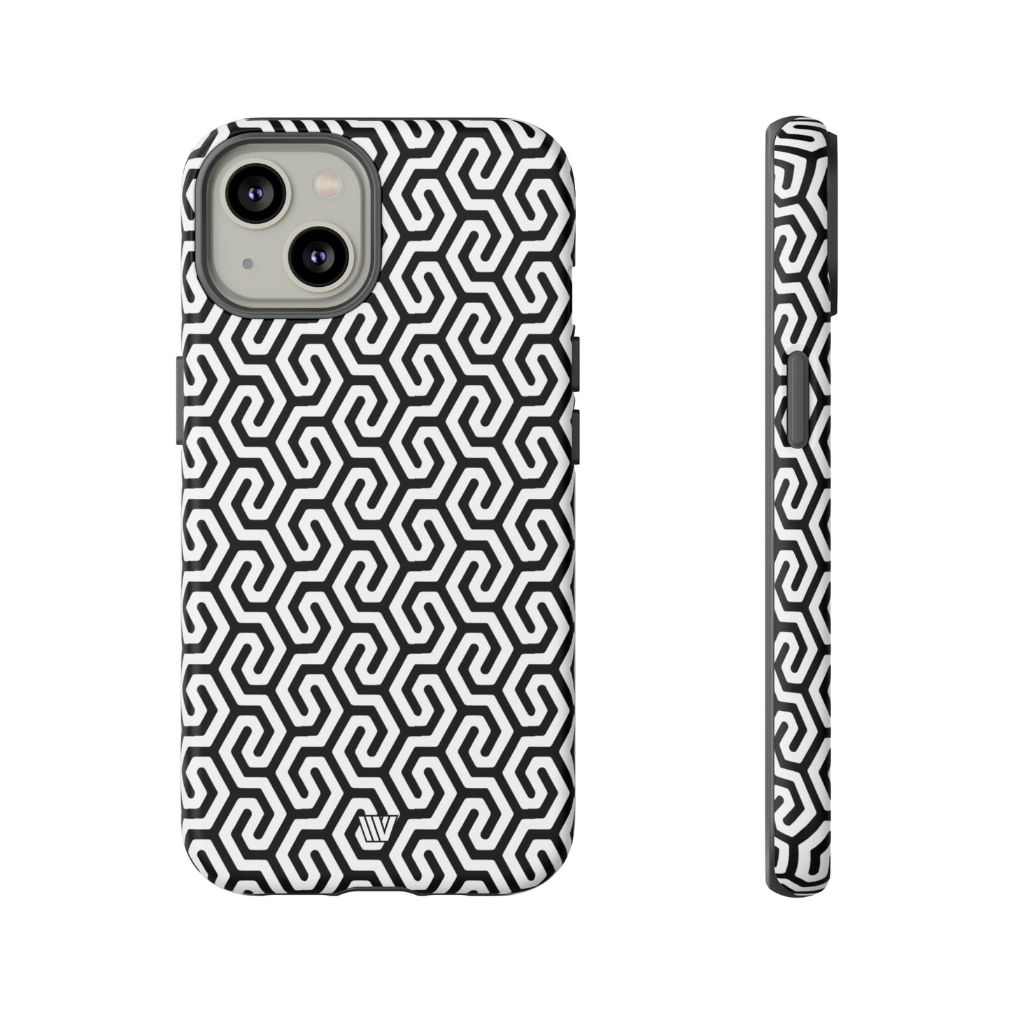 ABSTRACT INTERLOCKING PATTERN | Tough Phone Case