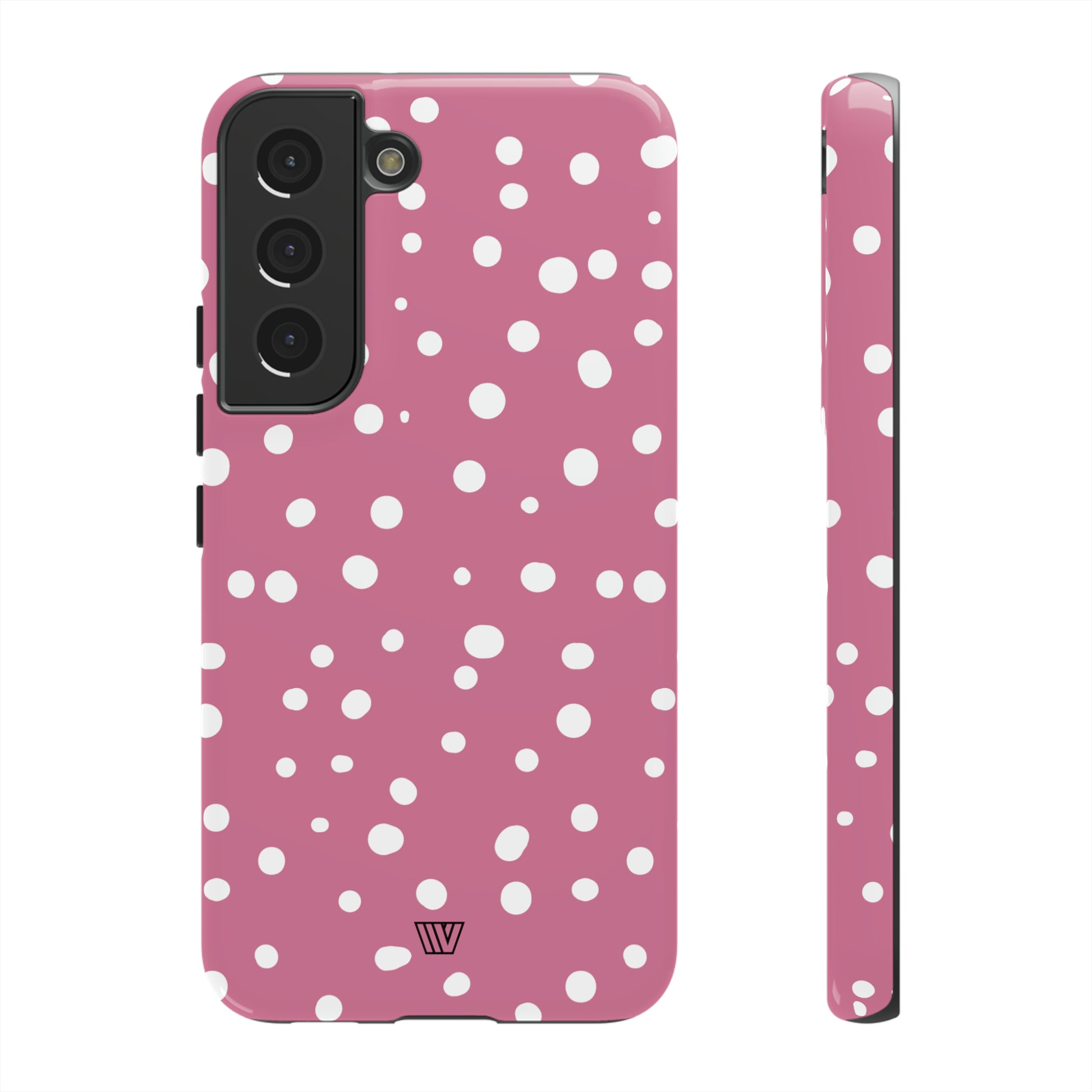 BLUSH RED DOTS | Tough Phone Case - Trovvve