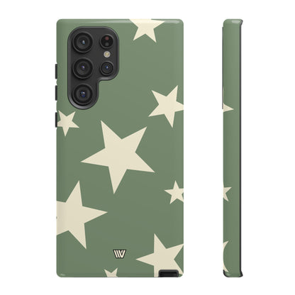 SAGE BOLD STARS | Tough Phone Case