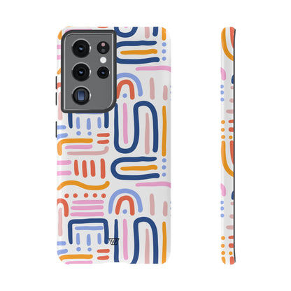 MEMPHIS BOLD LINES | Tough Phone Case - Trovvve