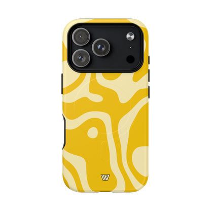 YELLOW SWIRL | MagSafe Tough iPhone Case