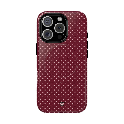 CLARET DOT | MagSafe Tough iPhone Case