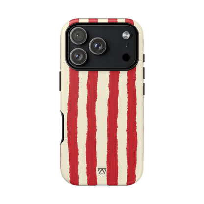 CANDY CANE STRIPE | Tough Phone Case
