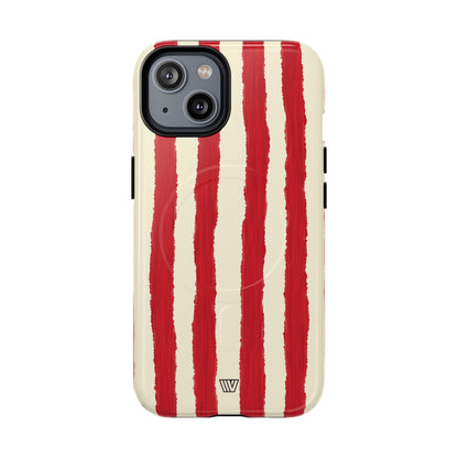 CANDY CANE STRIPE | MagSafe Tough iPhone Case