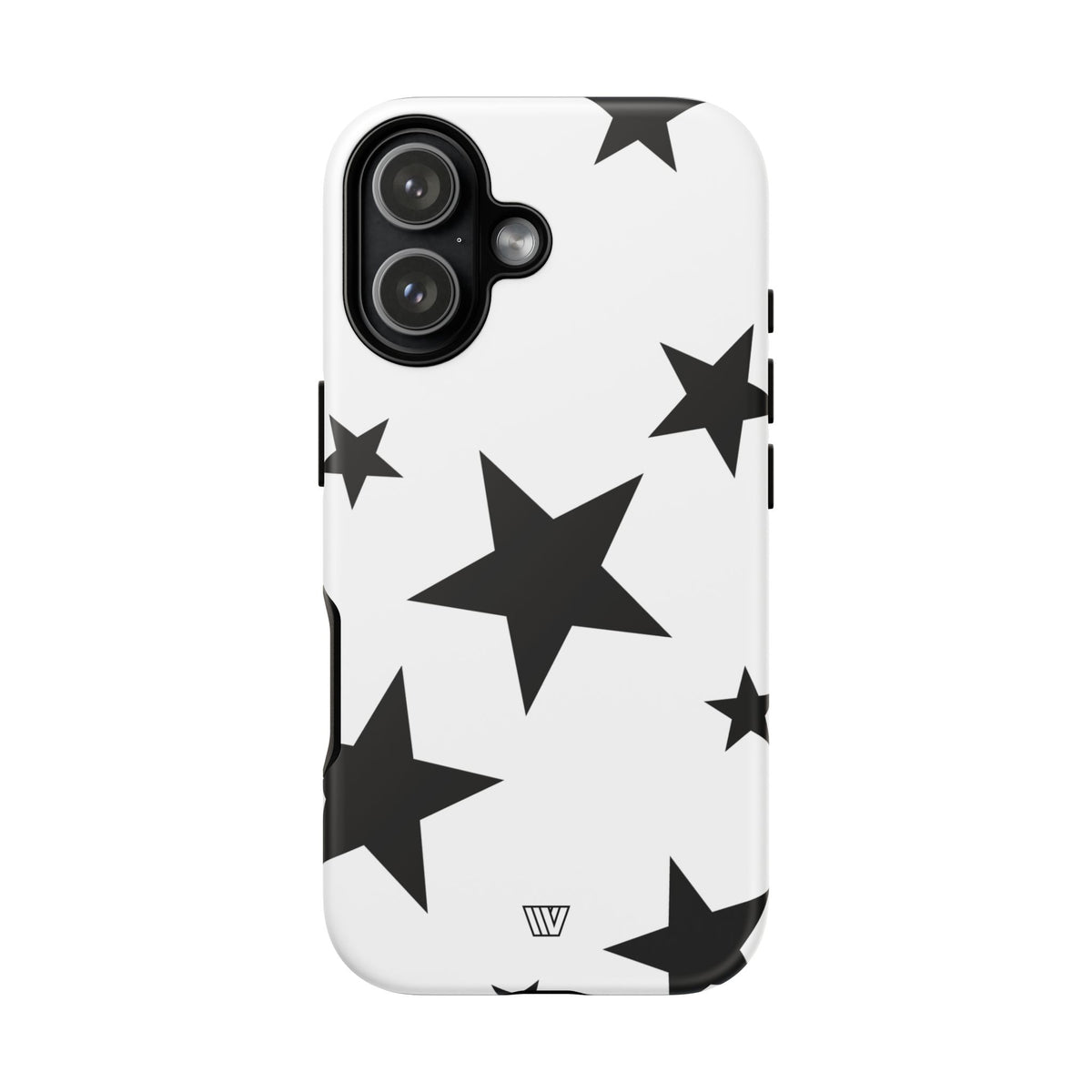 ALL WHITE BOLD STARS | Tough Phone Case