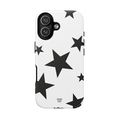 ALL WHITE BOLD STARS | Tough Phone Case