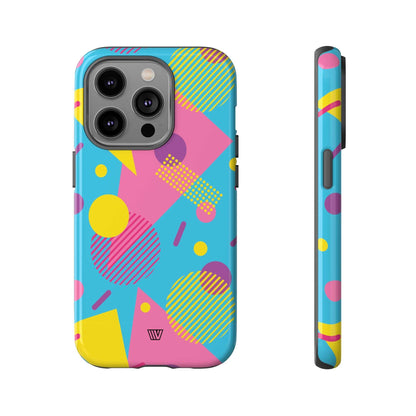 80s / 90s RETO PATTERN LIGHT BLUE | Tough Phone Case